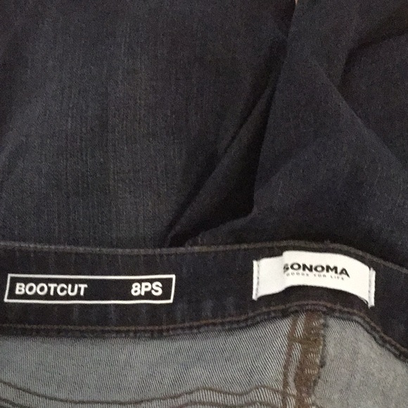 Dark Blue Bootcut Jeans - Picture 4 of 4